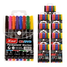 BlueMato 油性簽字筆 8色, 混色, 10套