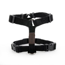 Dog-i H型寵物胸背帶, 黑色, 1件
