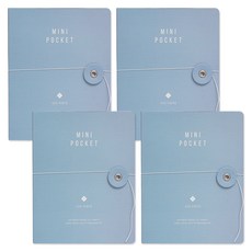 there's 4*6迷你袖珍相冊, 藍色, 20張