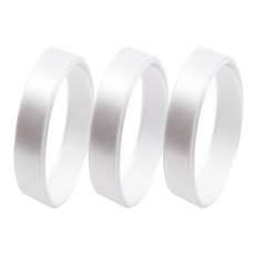 春91 緞帶 10mm 3入, H01 白色, 45m