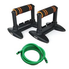 GD X-Push 伏地挺身架 + 6kg 彈力帶套組, 綠色, 1組