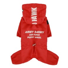 PUPPY ANGEL R MAGAGIO 雨衣 鷹鯊連身褲, 337 紅色