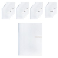 에코청운 칼라칩 라운드화일 A4, 투명색, 20개