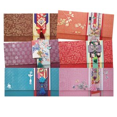 From&To 零用錢信封 B213 6款, 混合顏色, 1套