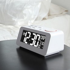 무아스 모던 라디오 클락, 화이트
