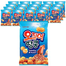 LOTTE 樂天 魷魚花生球, 90g, 20包