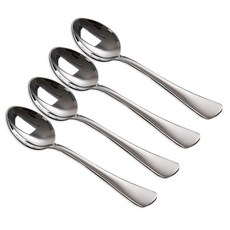Modern Space 餐具湯匙, 4個, 銀色