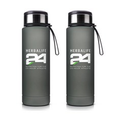 HERBALIFE 賀寶芙 運動水壺 2入組, 950ml, 黑色