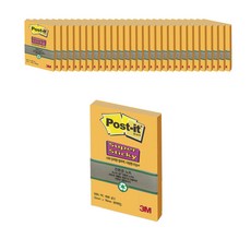 3M Post-it 超級粘性綠色筆記 656 51 x 76 毫米, 金子, 30件