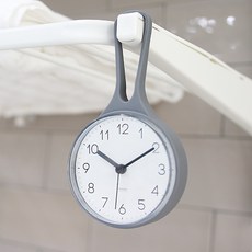 mooas Loop 浴室時鐘, 灰色