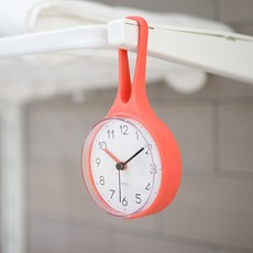 mooas Loop 浴室防水浴室時鐘, 橘色