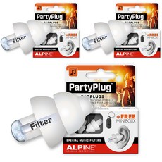 ALPINE Party Plug 白色派對耳塞 2p, 3片