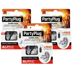 ALPINE Party Plug 透明派對耳塞 2p, 3片