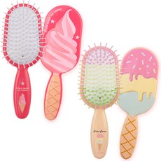 Catnap 冰淇淋髮梳 草莓 + 棉花糖, 混色, 1個