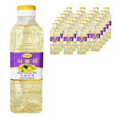 트레드키 NON GMO 퓨어 카놀라유 가정용, 24개, 500ml
