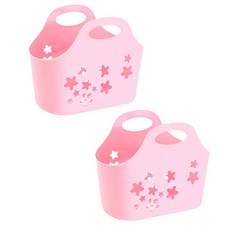 Bycell沐浴籃 柔軟星星 粉色, 2件
