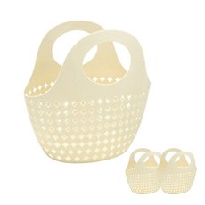 Bycell沐浴籃 柔軟十字 黃色, 3片