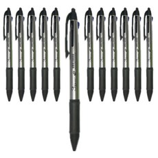 feel luck Trident 3色觸控原子筆 1.0mm, 灰色, 12入