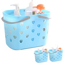 Bycell沐浴籃 愛心 藍色, 3片