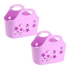 Bycell沐浴籃 柔軟星星 紫色, 2件