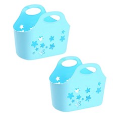 Bycell沐浴籃 柔軟星星 天藍色, 2件