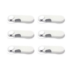 aguard 簡易安全鎖, 白色, 6個