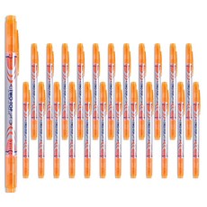 feel luck 雙頭螢光筆, 橘色, 24個