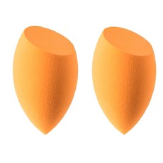 擬真化妝海綿粉撲, 橘色, 2個