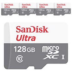 SanDisk 晟碟 Ultra microSDXC記憶卡 SDSQUNS-128G 5入, 128GB