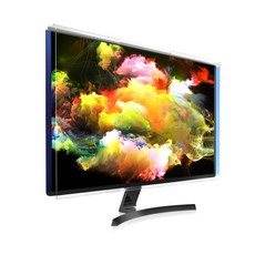 MSGuard 거치형 모니터 블루라이트 필터 차단 해제 필름 MS-32B 735 x 440 mm, 혼합 색상, 1세트