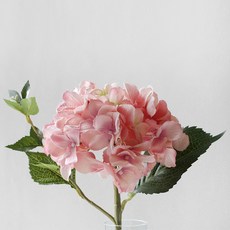 BLOOMING&ME 人造花 閃亮繡球花 2入組, 粉紅色