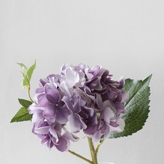 BLOOMING&ME 人造花 閃亮繡球花 2入組, 紫色