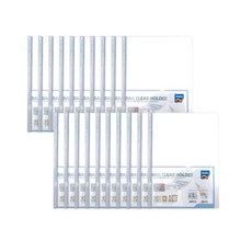 Alpha 導軌透明支架 A4 方形 Jolly 支架 AF490B-7 10p, 透明, 2組