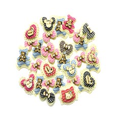 東星紙工社 格紋 3P 249 裝飾 禮物 裝飾, 混合顏色, 100入