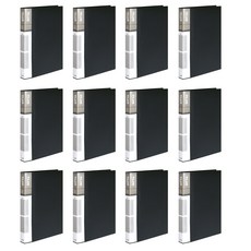 希望文件 PP 迷你 O型環活頁夾 2cm A4 3孔, 12個, 黑色