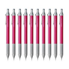 Tombow 蜻蜓牌 6 Monograph Zero自動鉛筆 粉色, 0.5mm, 10片