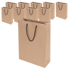 크라프트 T3 무지 쇼핑백 10p, 베이지색