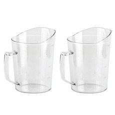 Buygoods PC量杯, 500ml, 2個, 透明