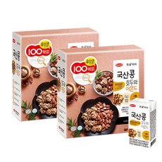 완전두유 한미 국산콩 호두와 아몬드 두유, 190ml, 32개