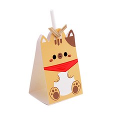 봄91 국산 애니멀프렌즈 스탠드 사탕꽂이 90p + 타이 90p, 고양이, 1세트