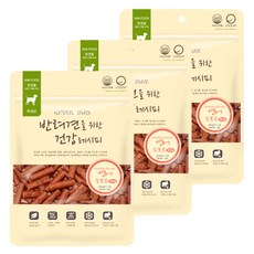 굿데이 반려견을 위한 건강레시피 져키, 연어소프트, 300g, 3개