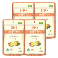 굿데이 BIO 유기농 고구마 반려견 간식, 베이컨 맛, 4개