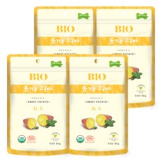 굿데이 BIO 유기농 고구마 반려견 간식, 치즈 맛, 4개