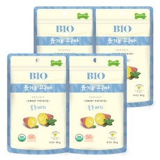 굿데이 BIO 유기농 고구마 반려견 간식, 블루베리 맛, 4개