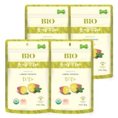 굿데이 BIO 유기농 고구마 반려견 간식, 클로렐라 맛, 4개