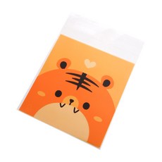 Inp Bom91 歡樂動物餅乾袋 老虎 大, 1個, 400個