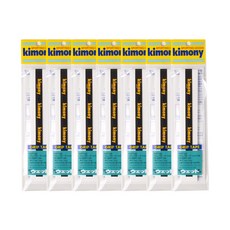 KIMONY Hi-Soft EX 羽球握把布 KGT100, 白色, 7個