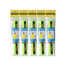 KIMONY 高彈性新款緩衝握把布 KGT200 5入, 螢光綠