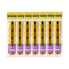 羽球拍綁帶 KGT102 7p, 黃色, 1組