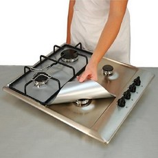 Young green 瓦斯爐保護膜 銀色 4入, 2套